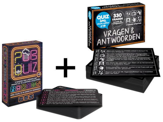 COMBI-DEAL: Pubquiz #3 (over 2024) + Vragen & Antwoorden #19 (over 2024)