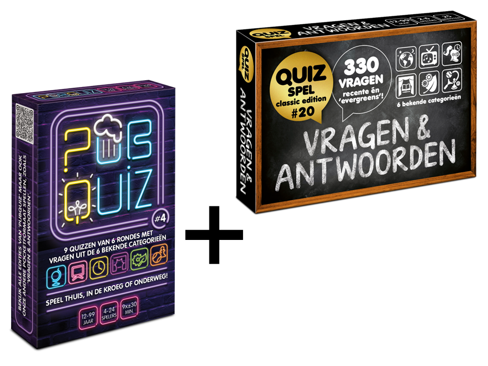 COMBI-DEAL: Pubquiz over 2025! (editie #4) + Vragen & Antwoorden #20 (2025 editie !)