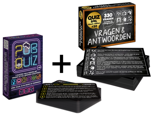 COMBI-DEAL: Pubquiz over 2025! (editie #4) + Vragen & Antwoorden #20 (2025 editie !)
