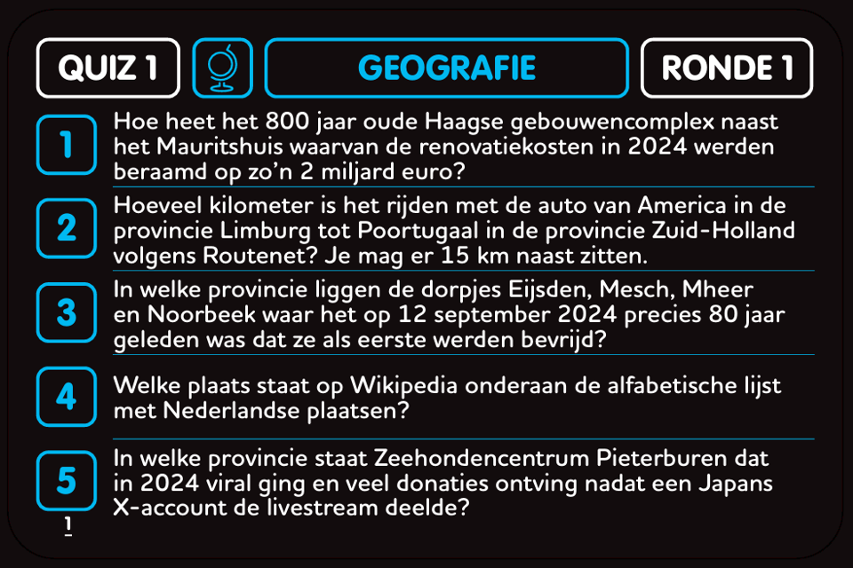 COMBI-DEAL: Pubquiz #3 (over 2024) + GUESS The Ranking Game #1